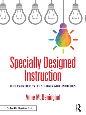 cover image of Specially Designed Instruction